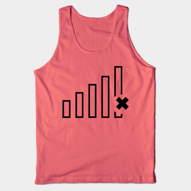 No signal Tank Top by nidesign